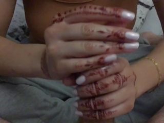 Съвършен ръце с умения & henna татуировки рязко мой.