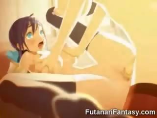 תלת ממדים futanari cumpilation!